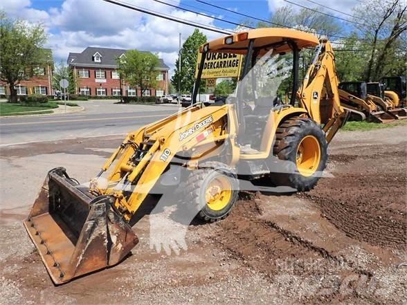 John Deere 110 Товарач със заден ексватор