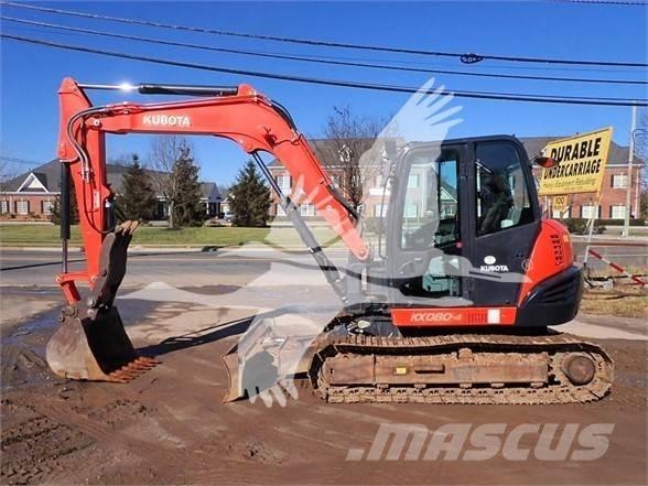 Kubota KX080-4 Верижен екскаватор