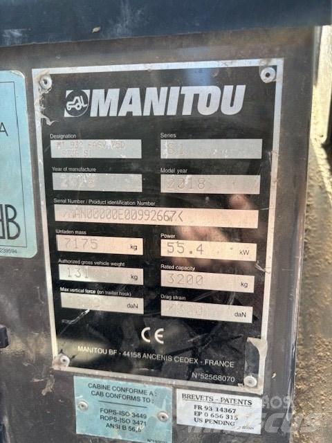 Manitou MT 932 Телескопични товарачи