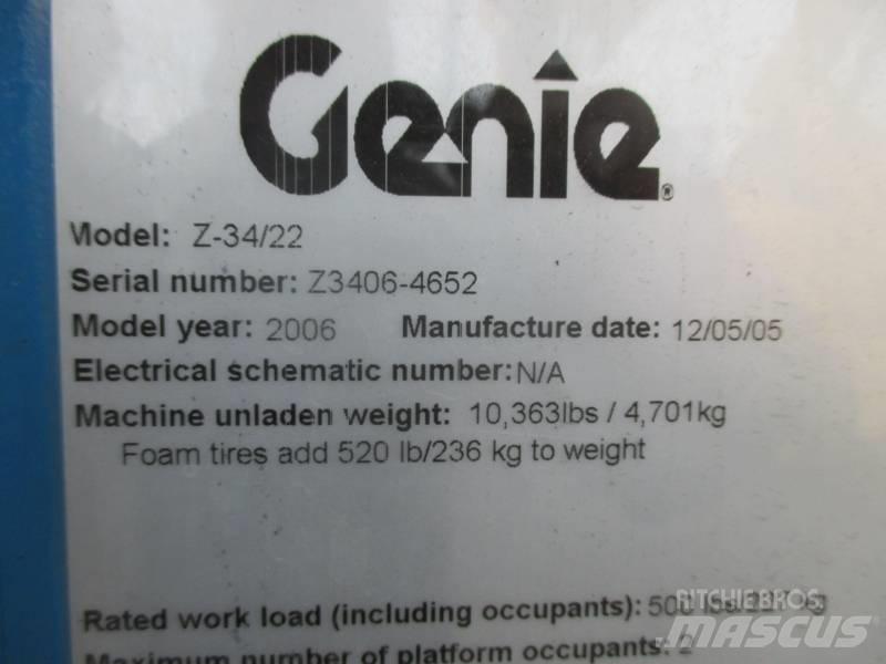 Genie Z 34/22 RT Съчленени стрелови подемници