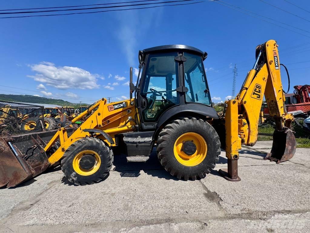 JCB 3CX, JOYSTICK Товарач със заден ексватор
