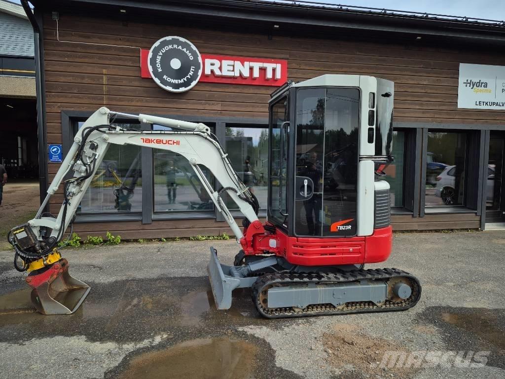 Takeuchi 23R Мини екскаватори < 7 т