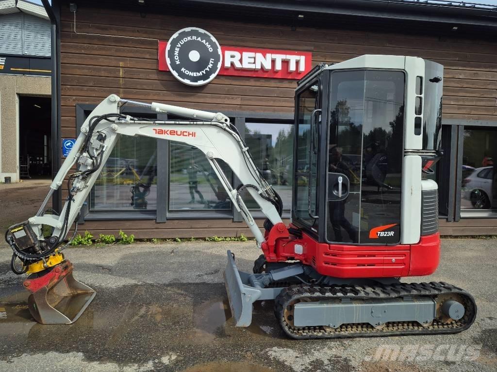 Takeuchi 23R Мини екскаватори < 7 т