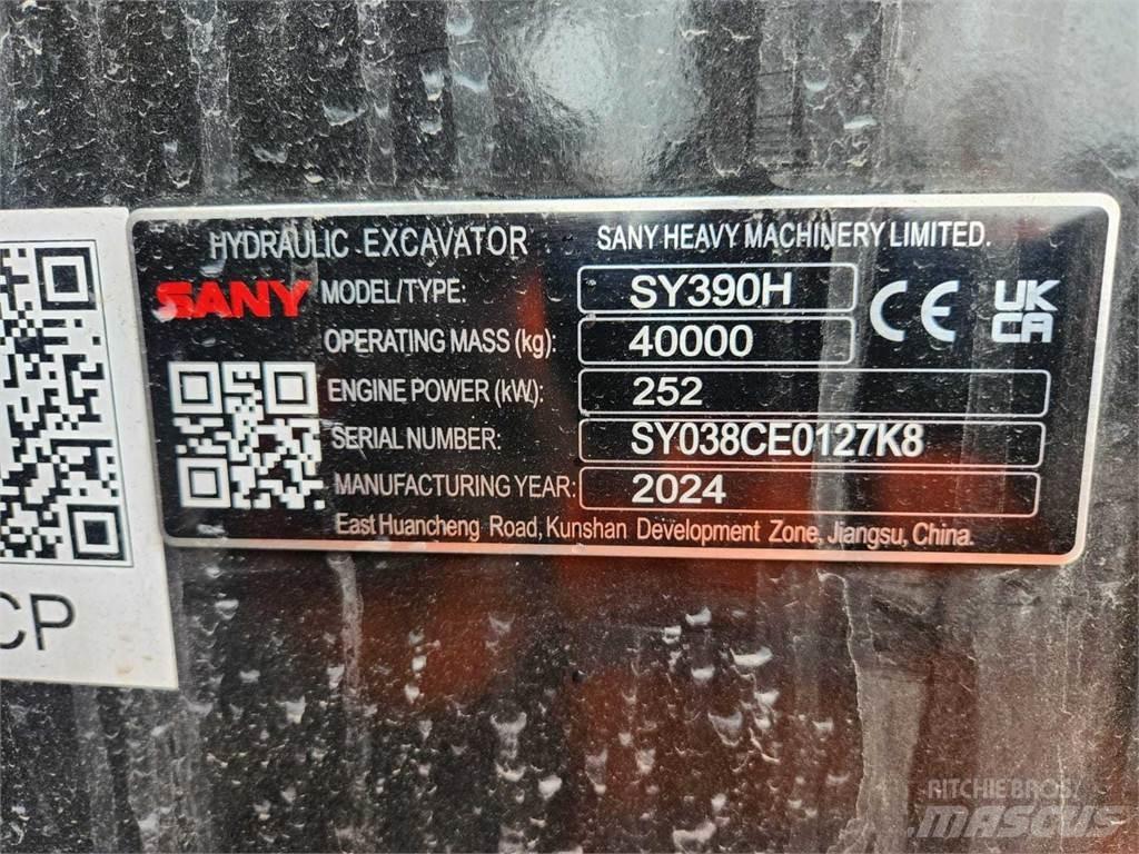 Sany SY390H Верижен екскаватор