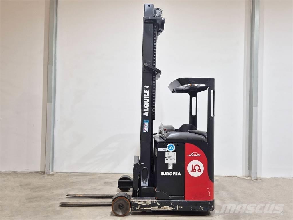 Linde R14HD Ретрак/ Високоповдигач с изместване на вилката напред