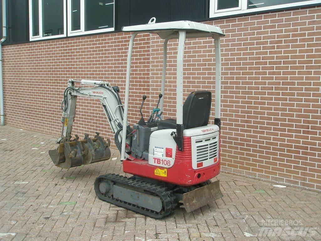 Takeuchi TB108 Мини екскаватори < 7 т