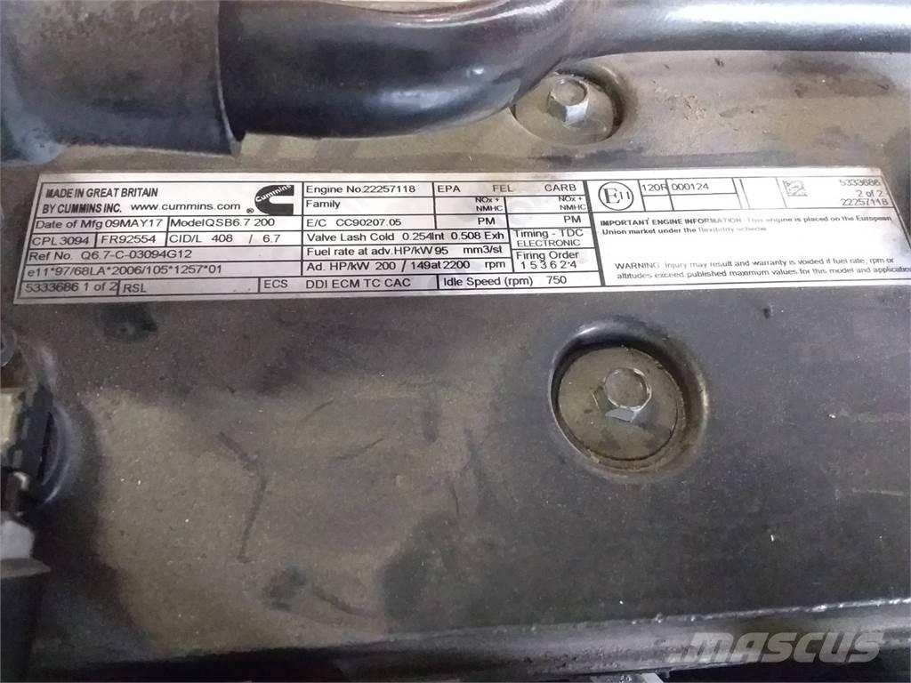 Cummins QSB6.7 Двигатели