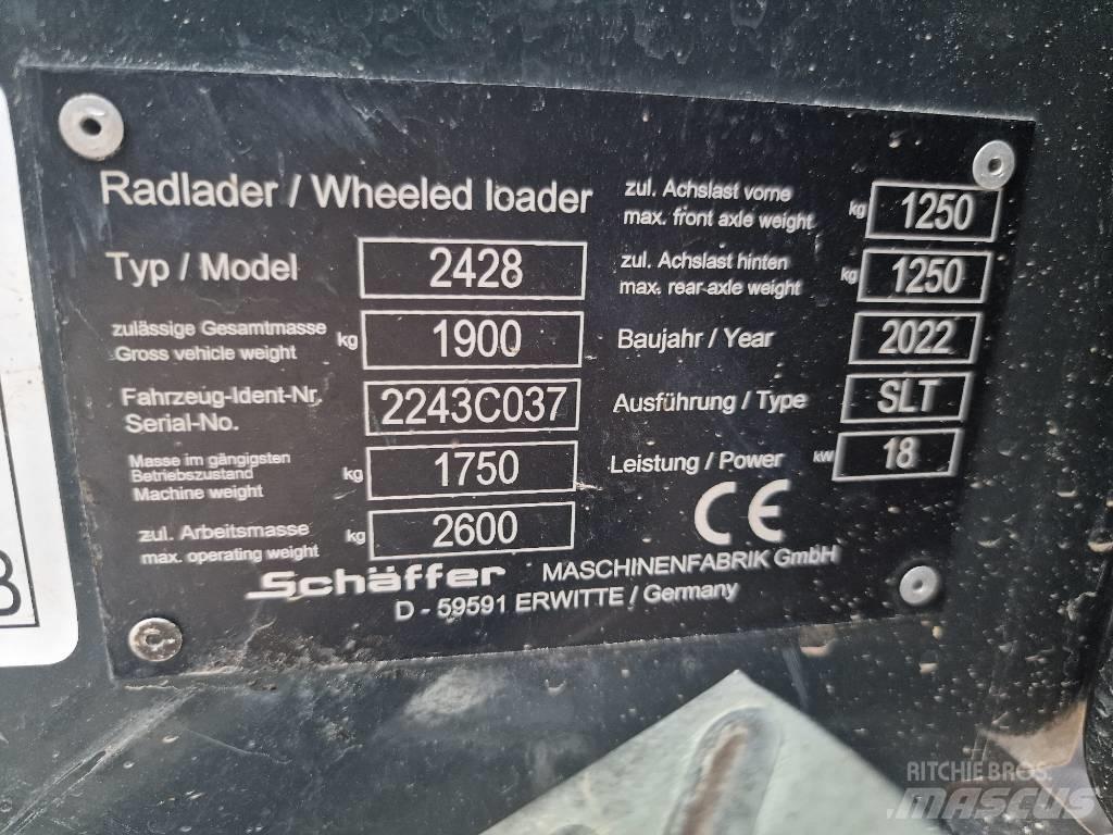 Schäffer 2428 SLT Колесни товарачи