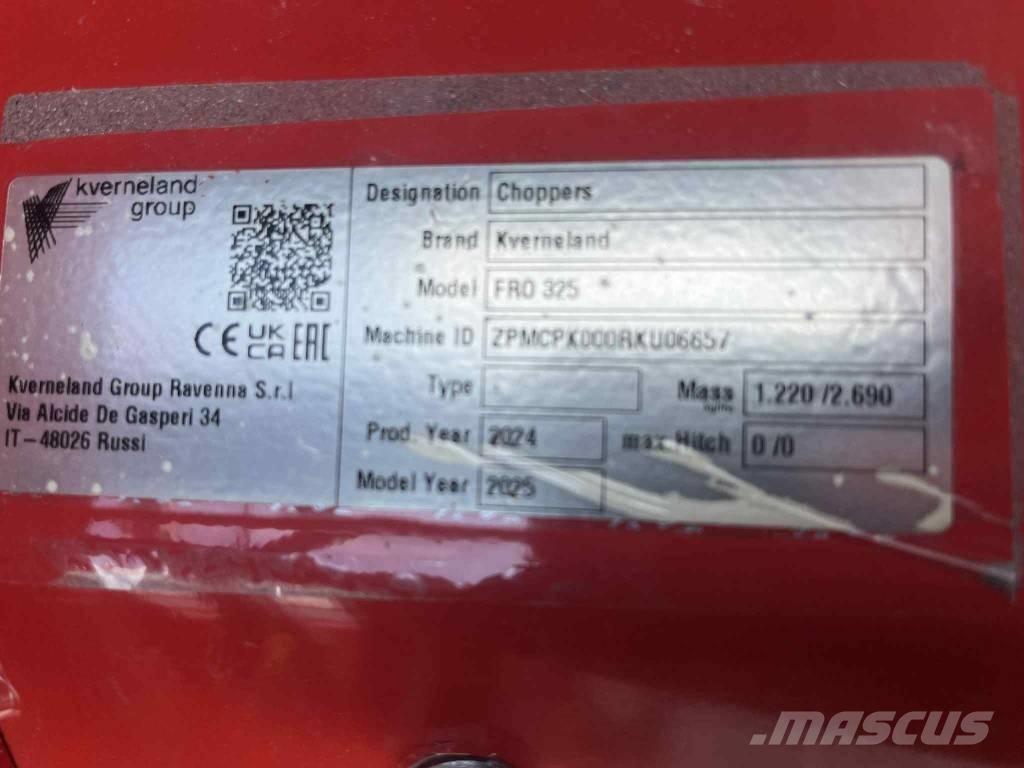 Kverneland FRO 325 Стъблорезачки