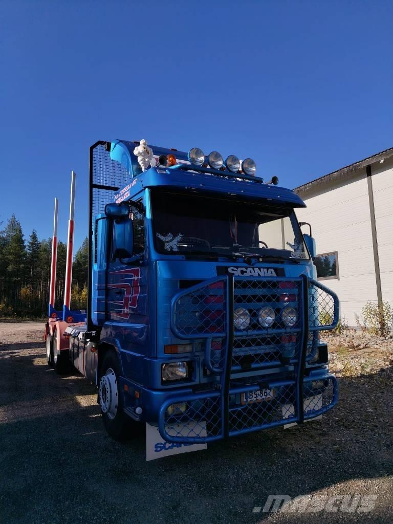 Scania R 143 450 За превоз на дървени трупи