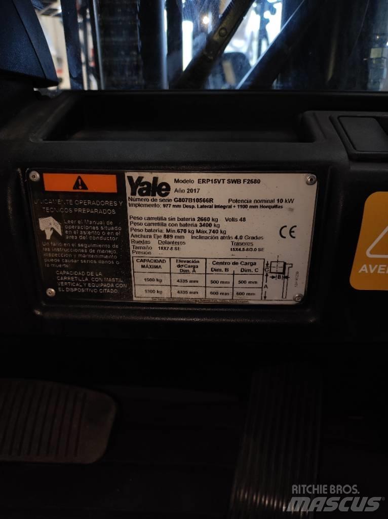 Yale ERP15VT SWB Електрически вилични кари-повдигачи