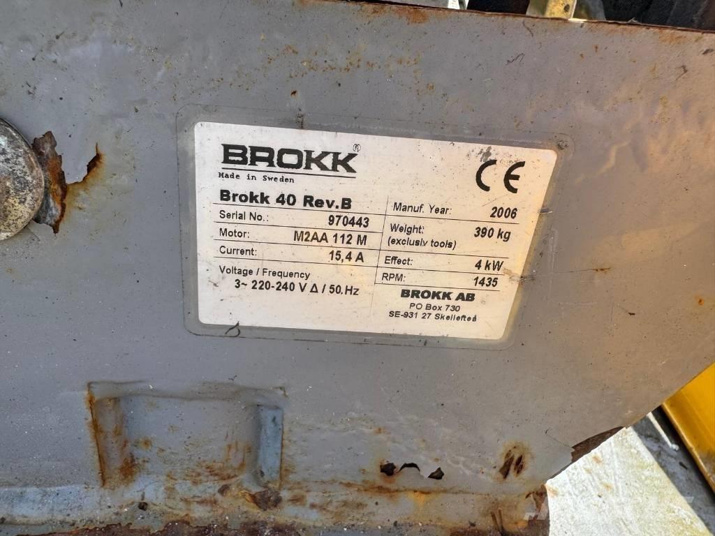 Brokk 40 Багери за разрушаване
