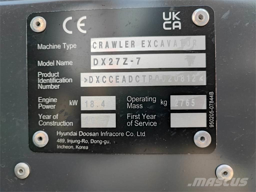 Develon DX27Z-7 Селскостопанство - Други