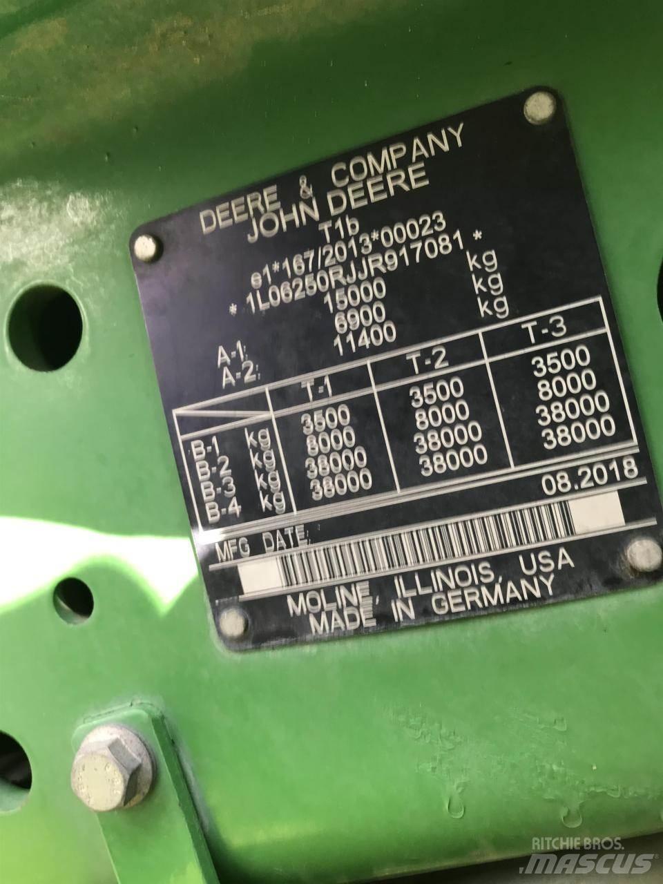 John Deere 6250R Трактори