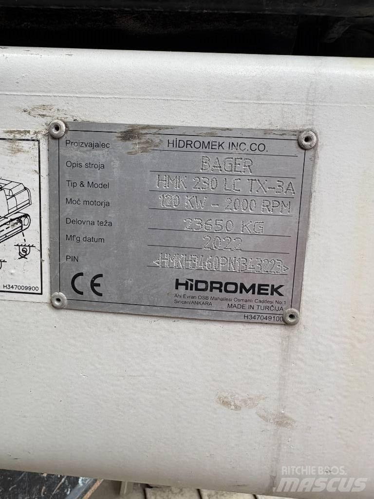 Hidromek 230 LC TX Багери за разрушаване
