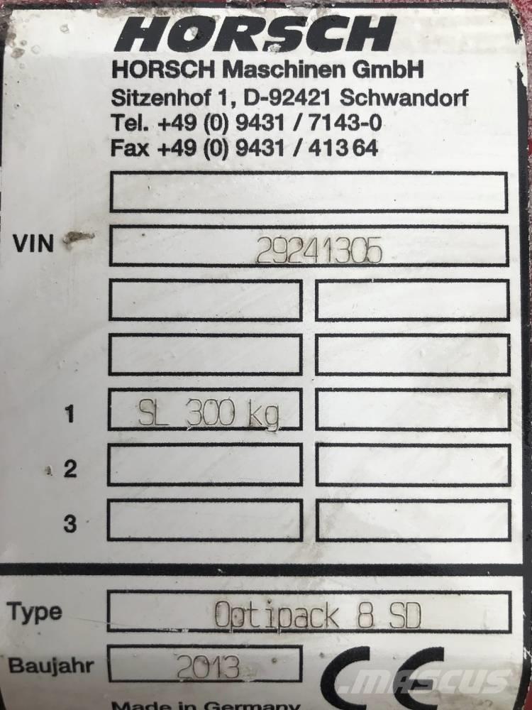 Horsch Optipack 8 SD Дискови брани