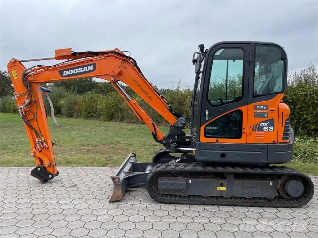 Doosan DX63-3 Мини екскаватори < 7 т