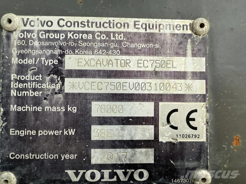 Volvo EC 750 EL Верижен екскаватор