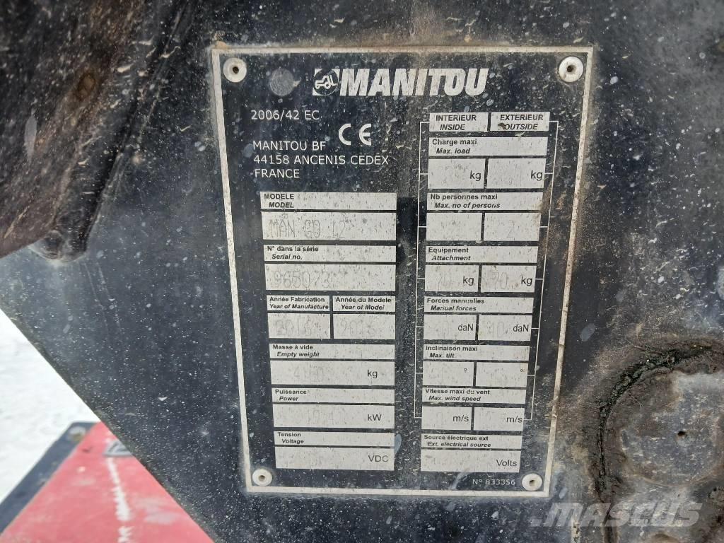 Manitou ManGo 12 Съчленени стрелови подемници