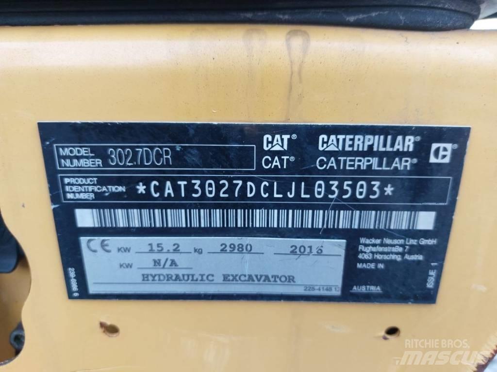 CAT 302.7 D CR Мини екскаватори < 7 т