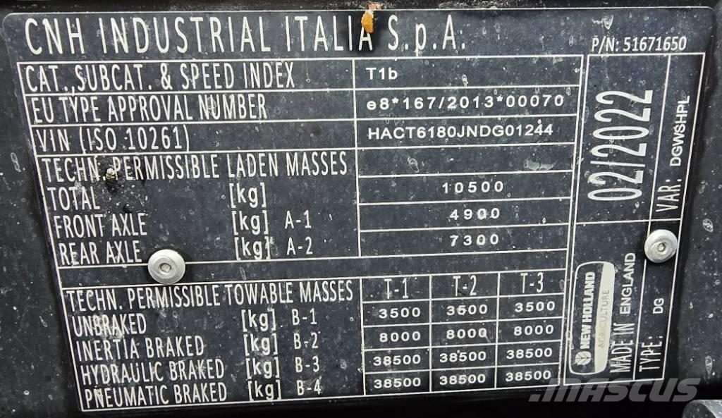 New Holland T 6.180 Трактори