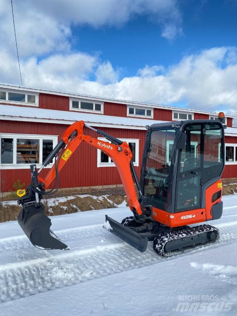 Kubota KX016-4 Мини екскаватори < 7 т