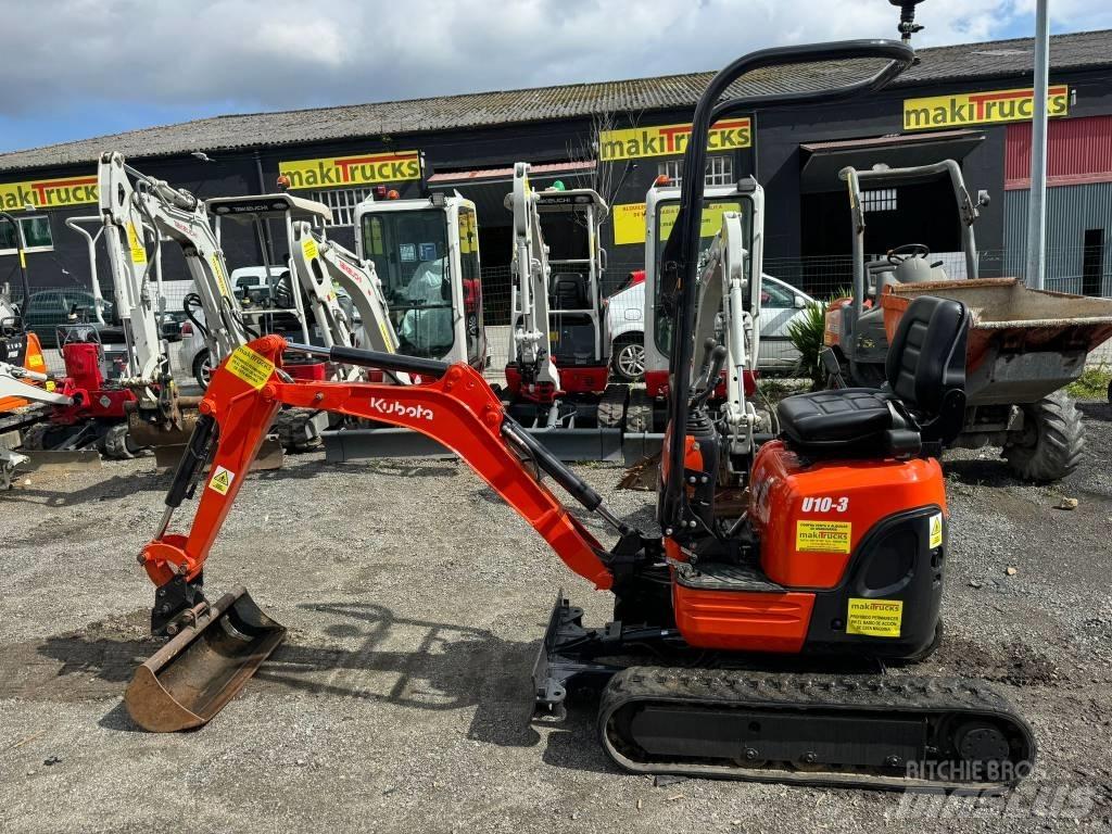 Kubota U 10-3 Мини екскаватори < 7 т