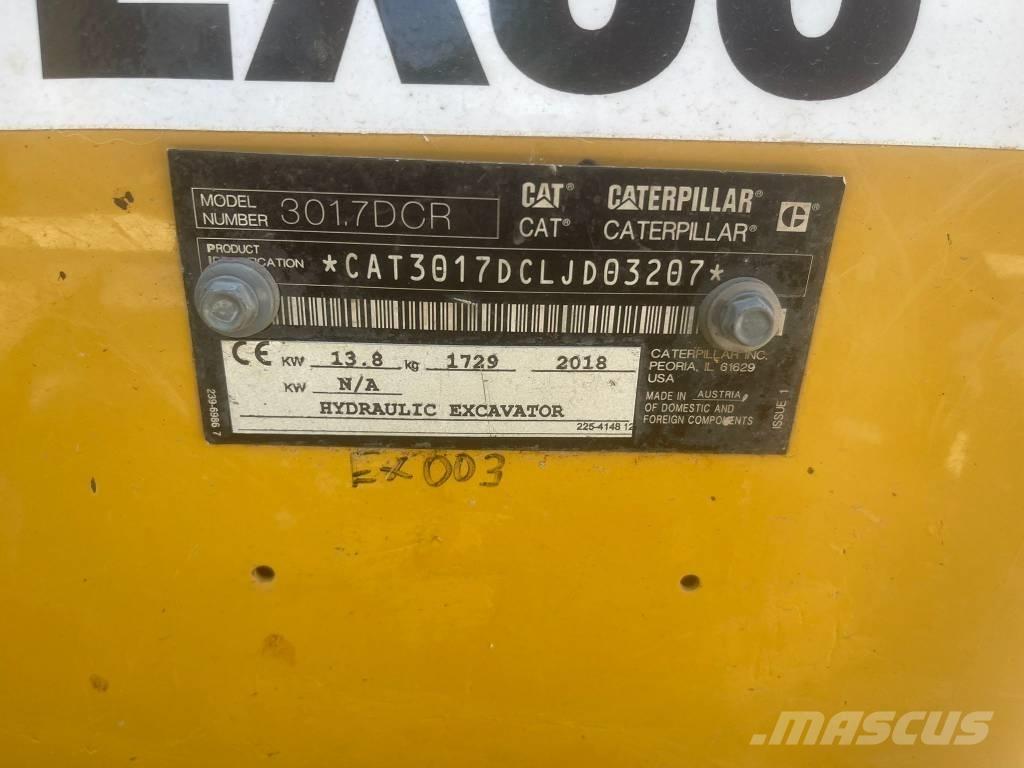CAT 301.7 CR Мини екскаватори < 7 т
