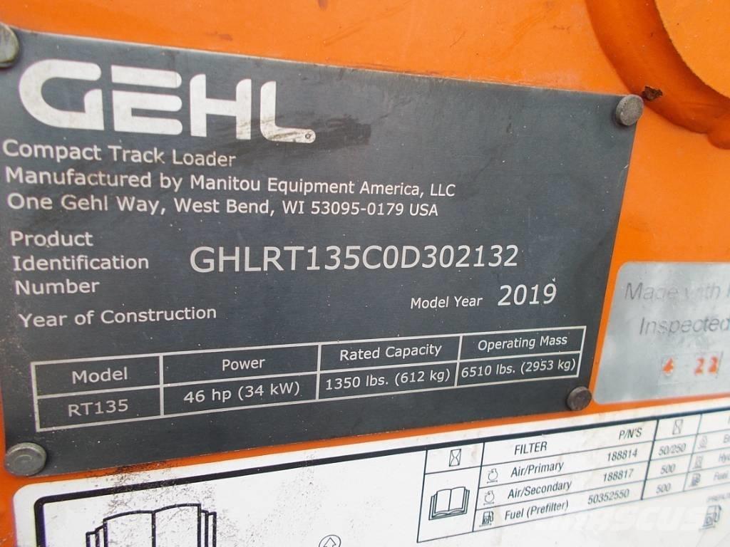 Gehl RT135 Мини товарачи
