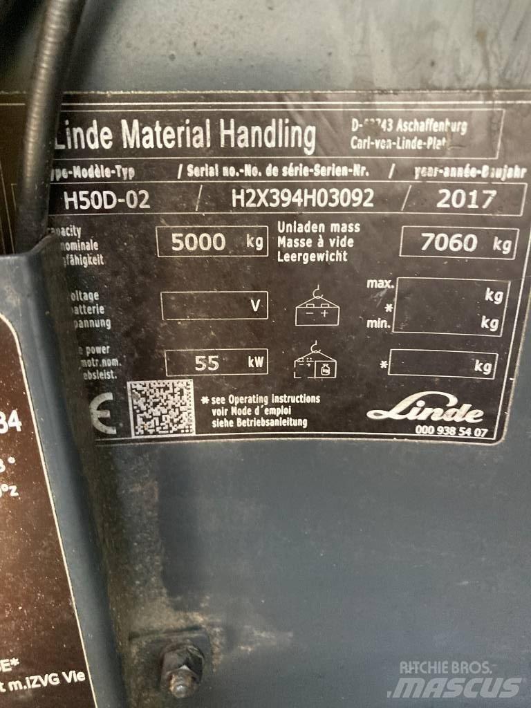 Linde H50D/394 Дизелови камиони