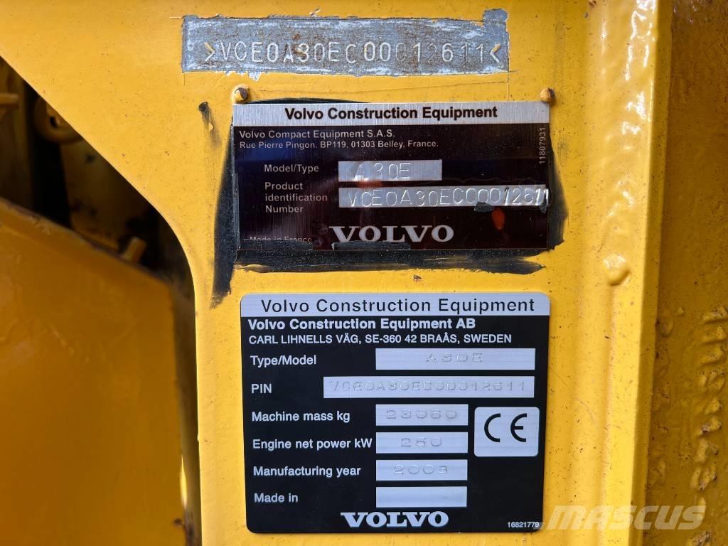 Volvo A30E Дъмпери/моторни превозни средства