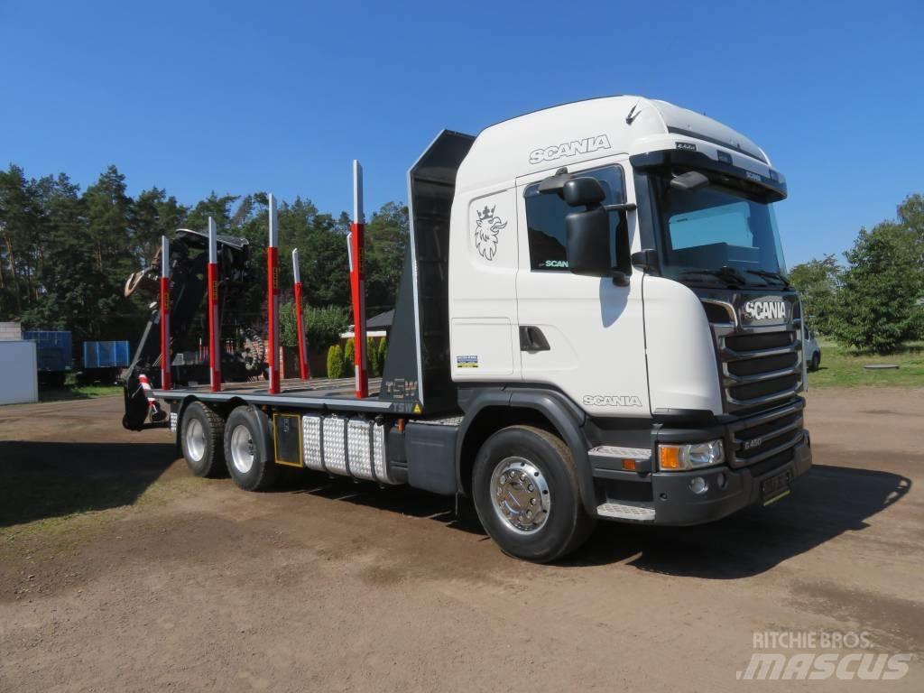 Scania G 450 За превоз на дървени трупи