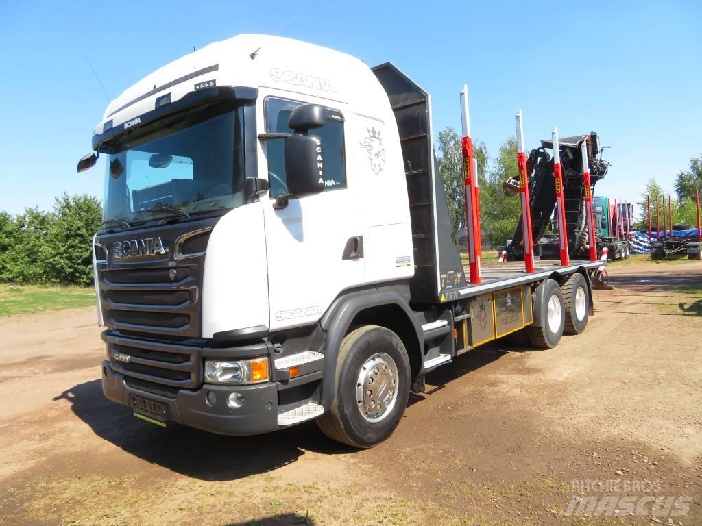 Scania G 450 За превоз на дървени трупи