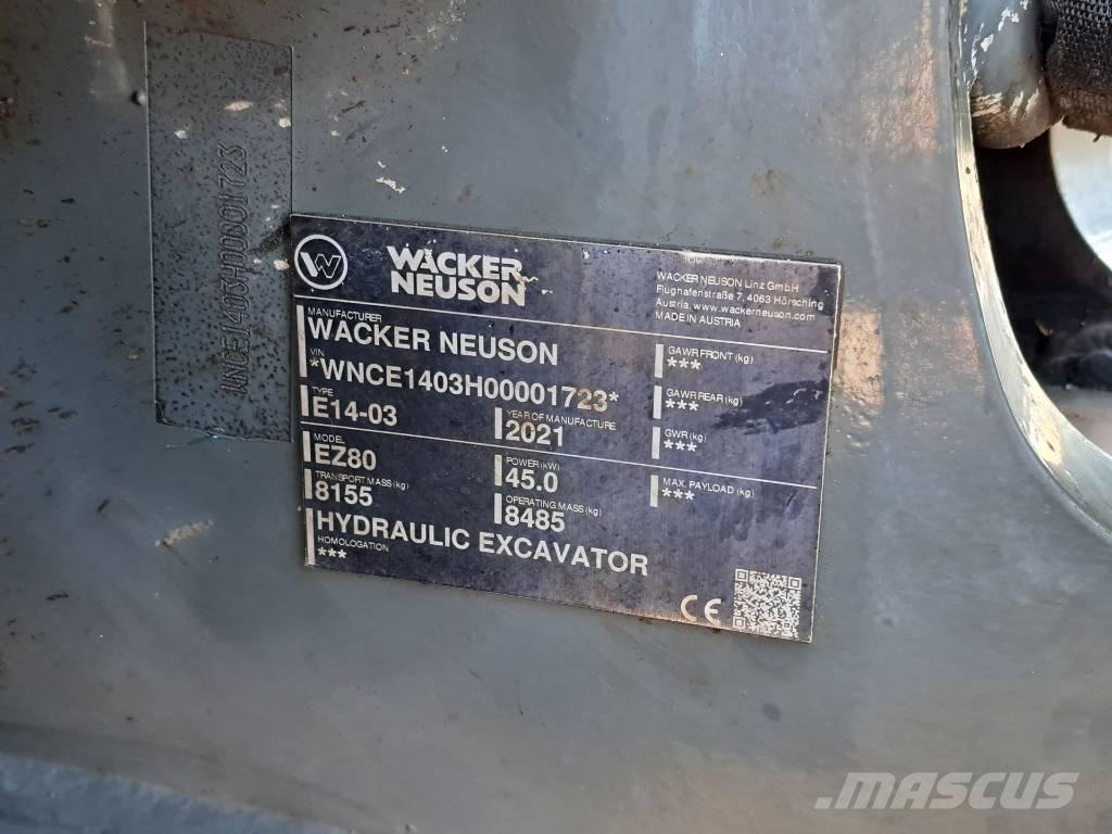 Wacker Neuson EZ 80 Верижен екскаватор