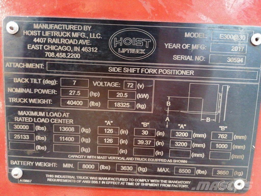 Hoist E300 Електрически вилични кари-повдигачи