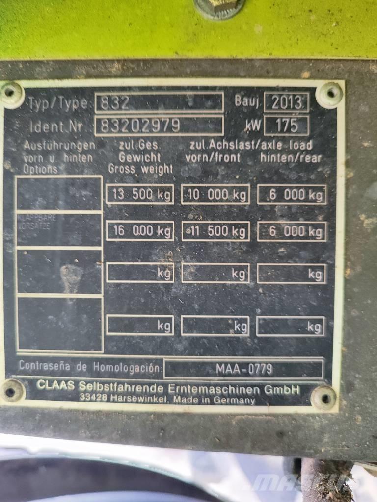 CLAAS Tucano 320 Комбайни