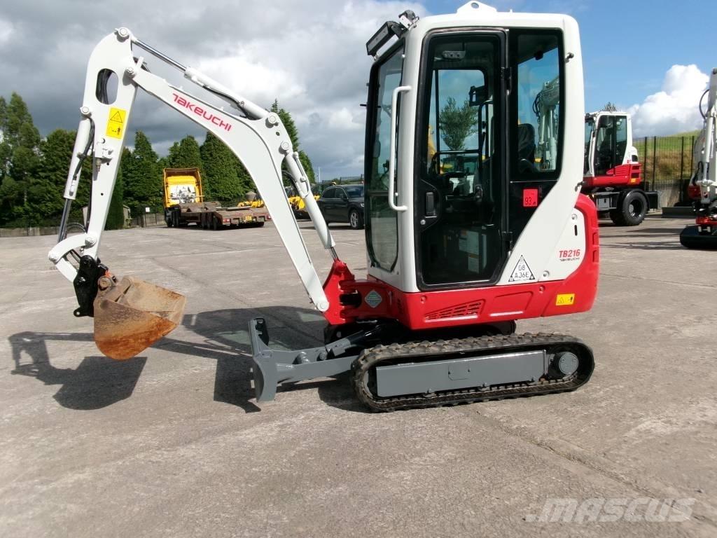 Takeuchi TB 216 Мини екскаватори < 7 т