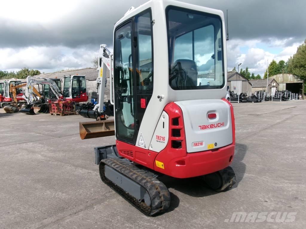 Takeuchi TB 216 Мини екскаватори < 7 т