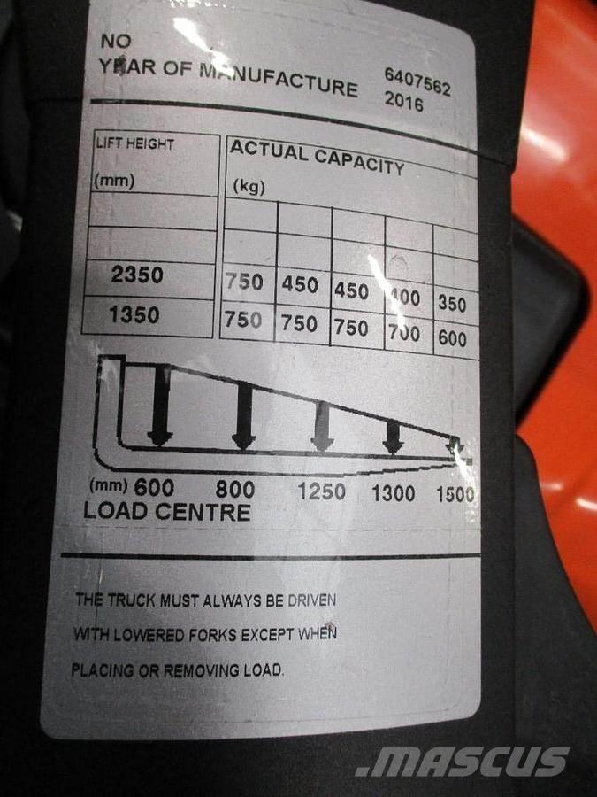 BT SPE120 XR Транспалетни колички с платформи