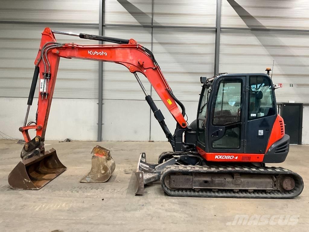 Kubota KX 080-4 Средни екскаватори 7т - 12т