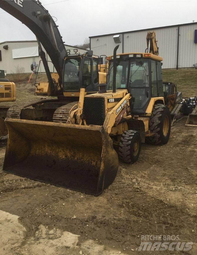 John Deere 410 D Товарач със заден ексватор