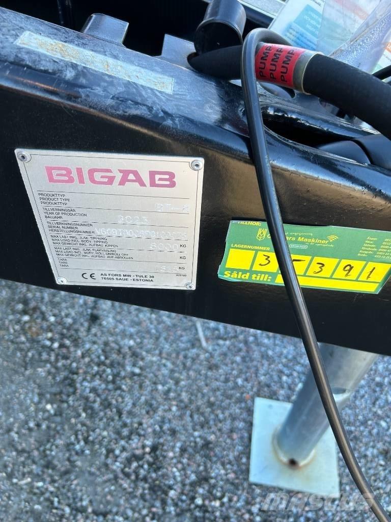 Bigab T8 DUMPERKÄRRA Други ремаркета