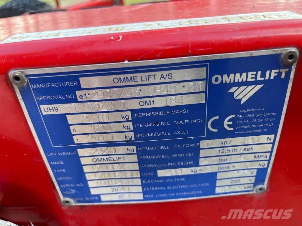 Omme 1700 EBXD Моторизирани платформи с ремарке