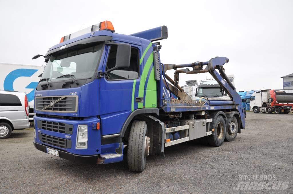 Volvo FM-380 6*2 Камиони със скипов подемник