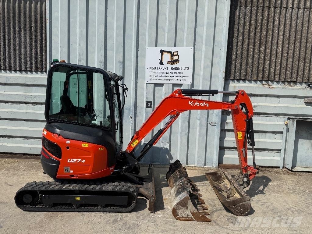 Kubota U 27 Мини екскаватори < 7 т