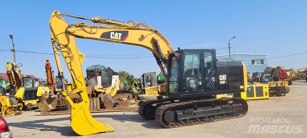 CAT 318FL Верижен екскаватор