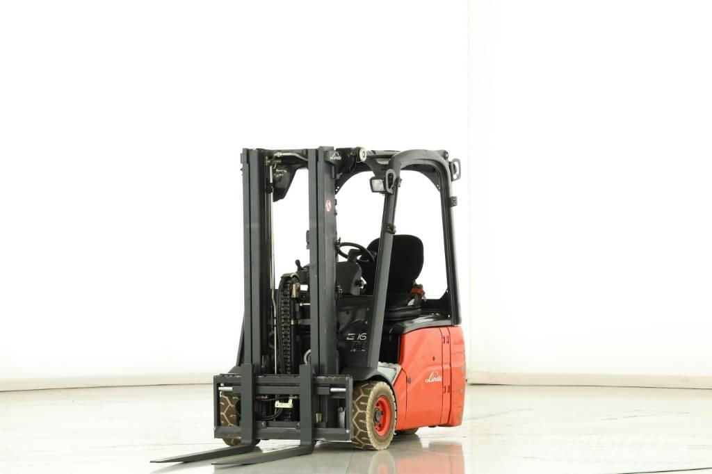 Linde E-16-C-01 Електрически вилични кари-повдигачи