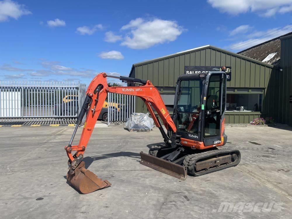 Kubota U 27-4 Мини екскаватори < 7 т