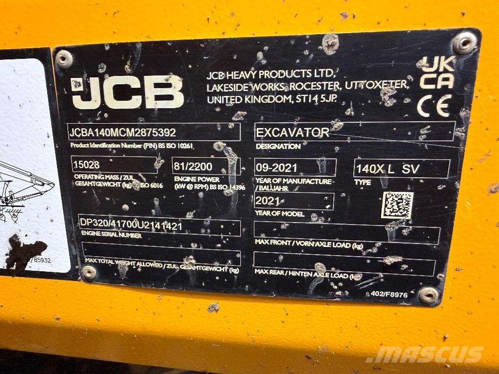 JCB 140 X Верижен екскаватор