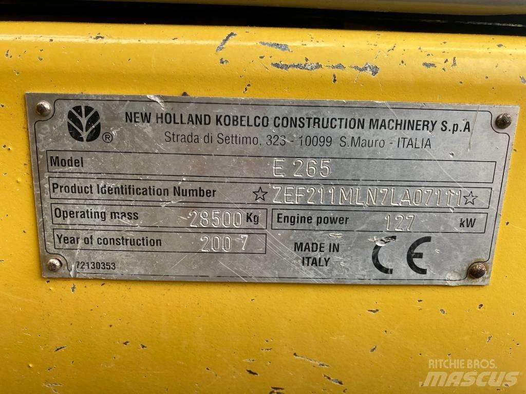 New Holland E 265 LC Верижен екскаватор